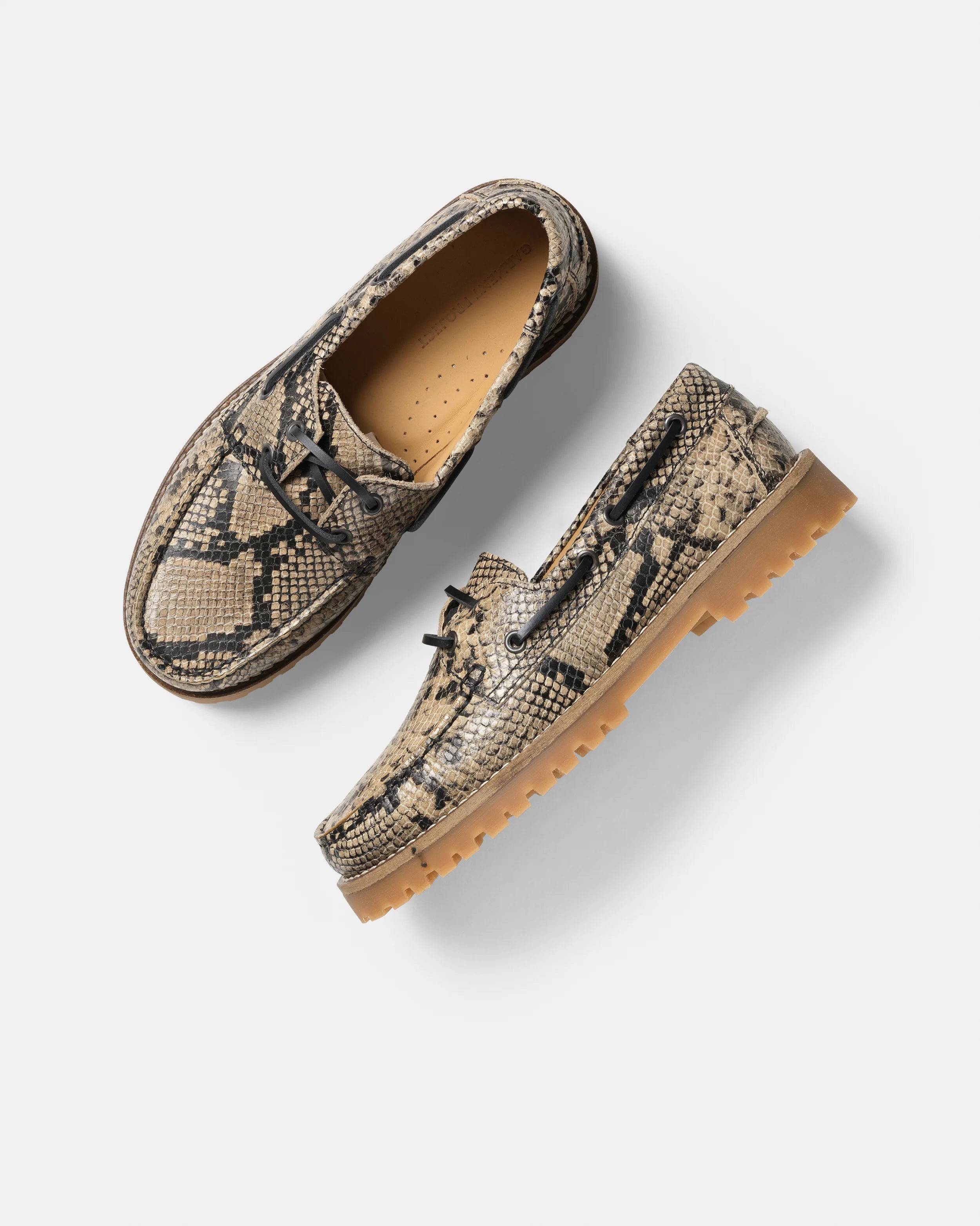 Chaussures Bateau Ollie Serpent - Garment Project