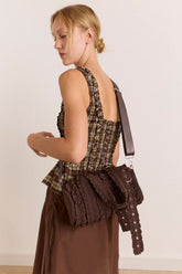 Sac à volants Waverly chocolat - Damson Madder, photo 2