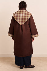 Trench réversible Jerry chocolat - Damson Madder, photo 10