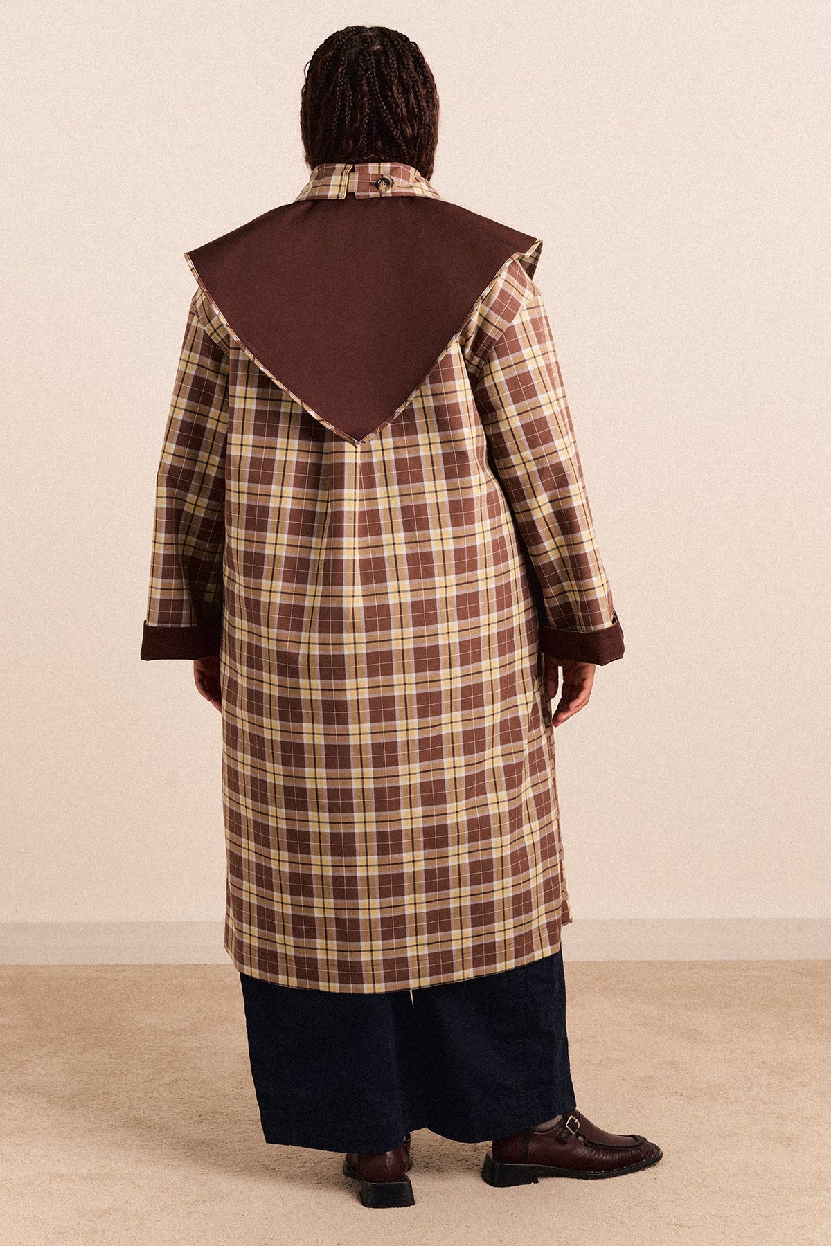 Trench réversible Jerry chocolat - Damson Madder, photo 11