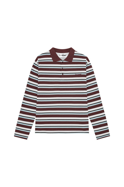 Polo Roland Marron Bleu - OpéraSPORT