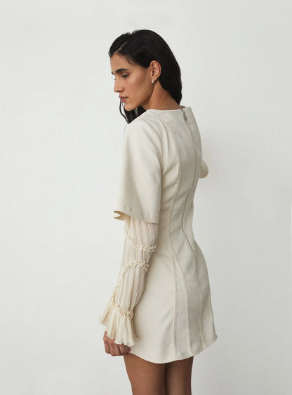 Robe Rosette Ecru - Laagam