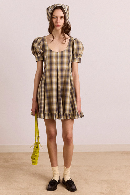Robe Sabina Checks - Damson Madder