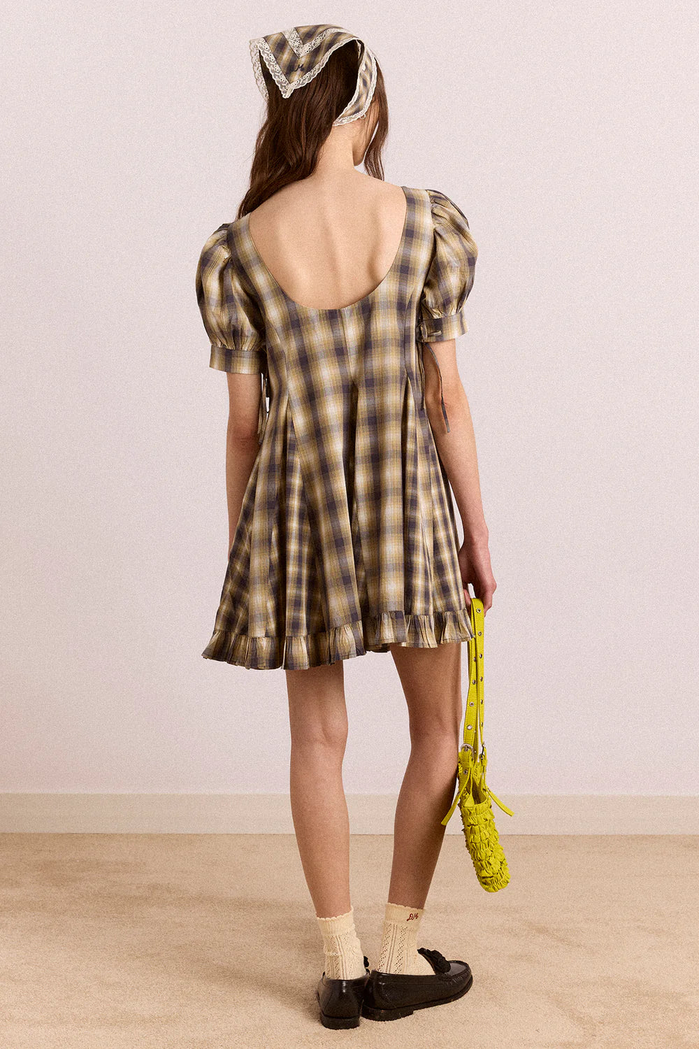 Robe Sabina Checks - Damson Madder