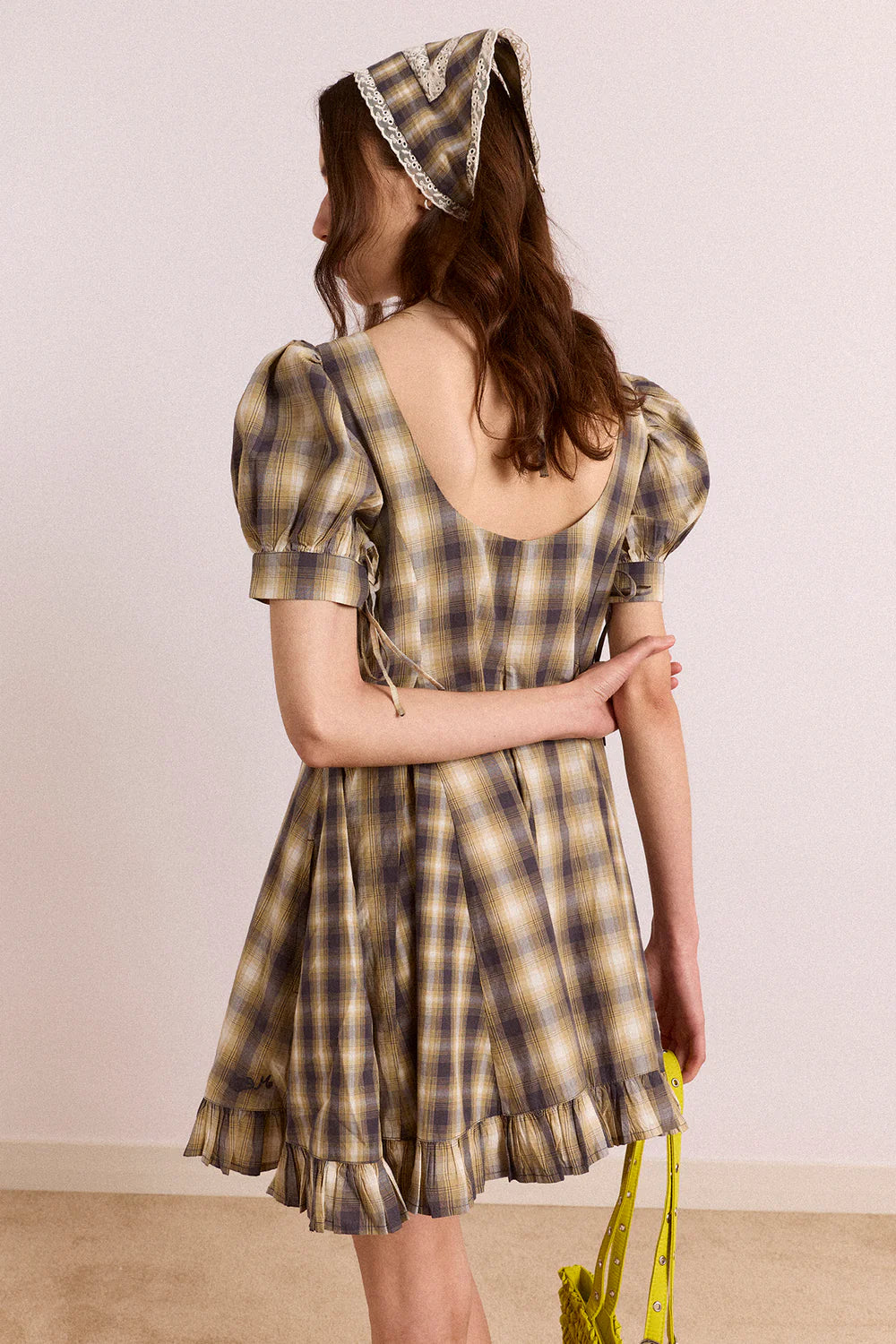 Robe Sabina Checks - Damson Madder