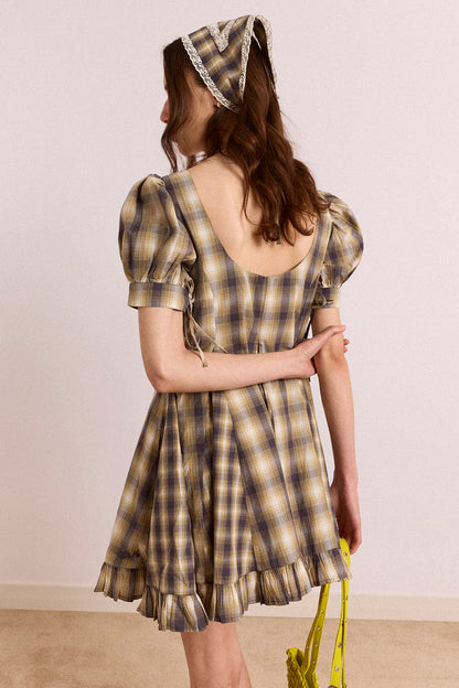 Robe Sabina Checks - Damson Madder