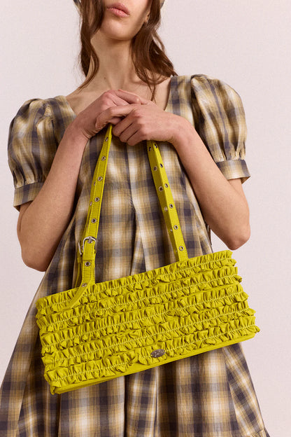 Sac à Volants Sophia Vert - Damson Madder