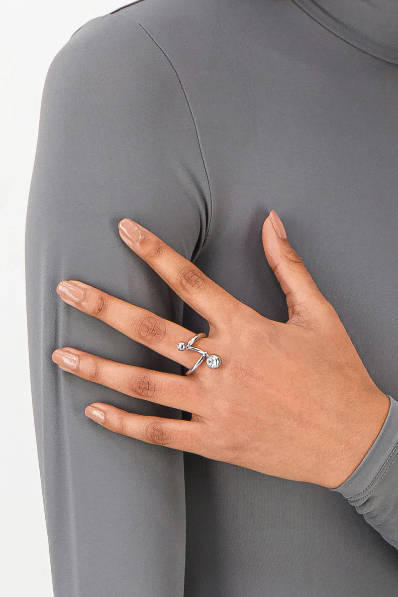 Bague Mindy Cristal - Justine Clenquet