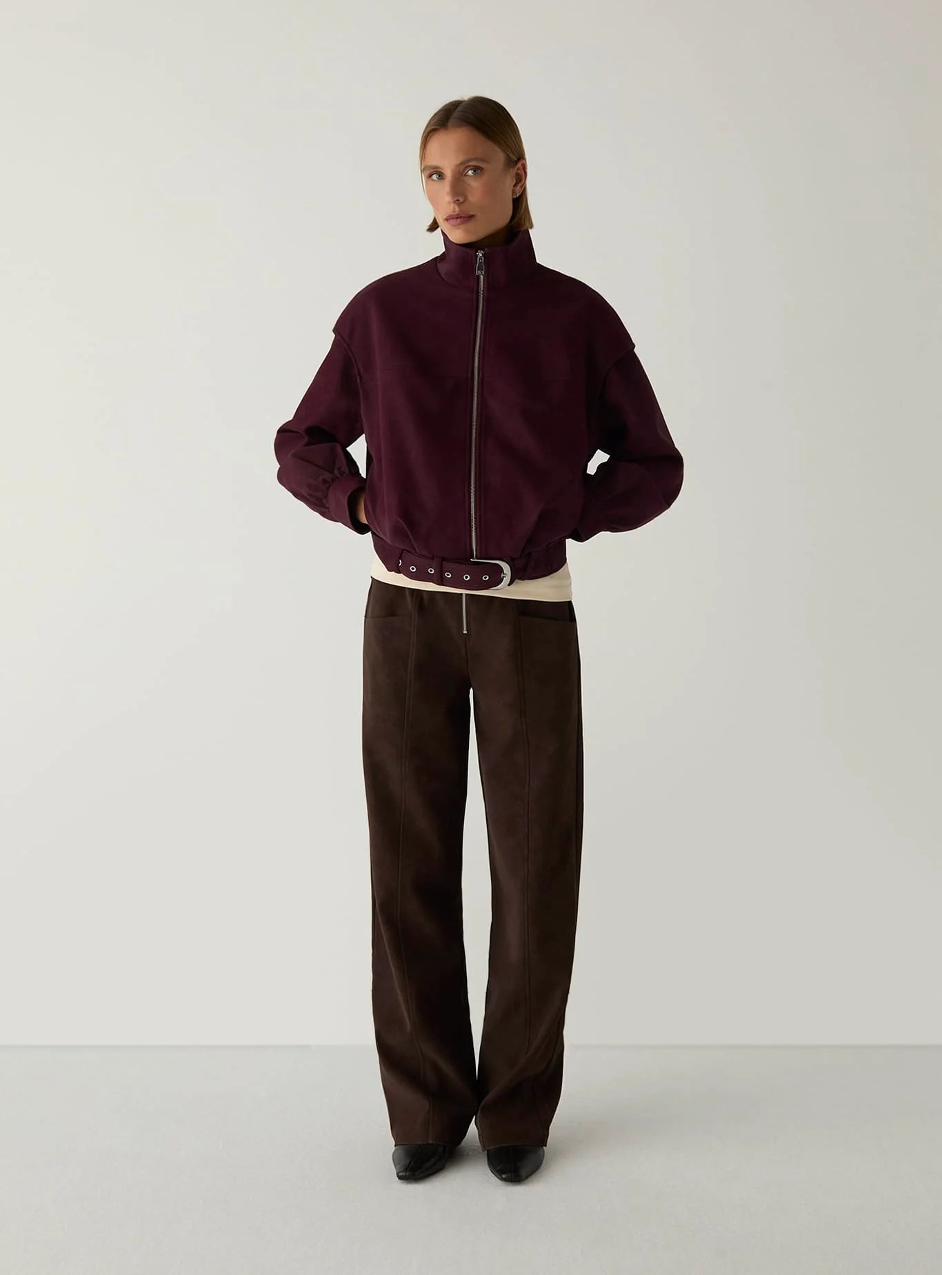 Bomber Signy Bordeaux - Laagam