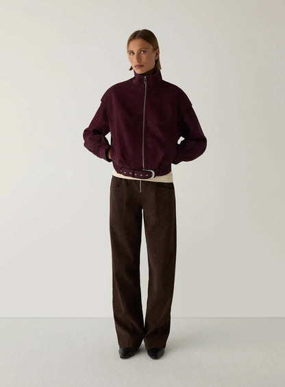 Bomber Signy Bordeaux - Laagam