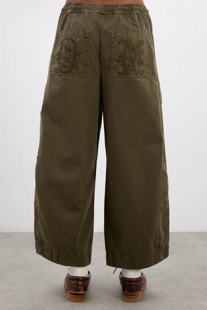 Pantalon Felix Twill Olive - Damson Madder, photo 2