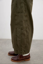 Pantalon Felix Twill Olive - Damson Madder, photo 5