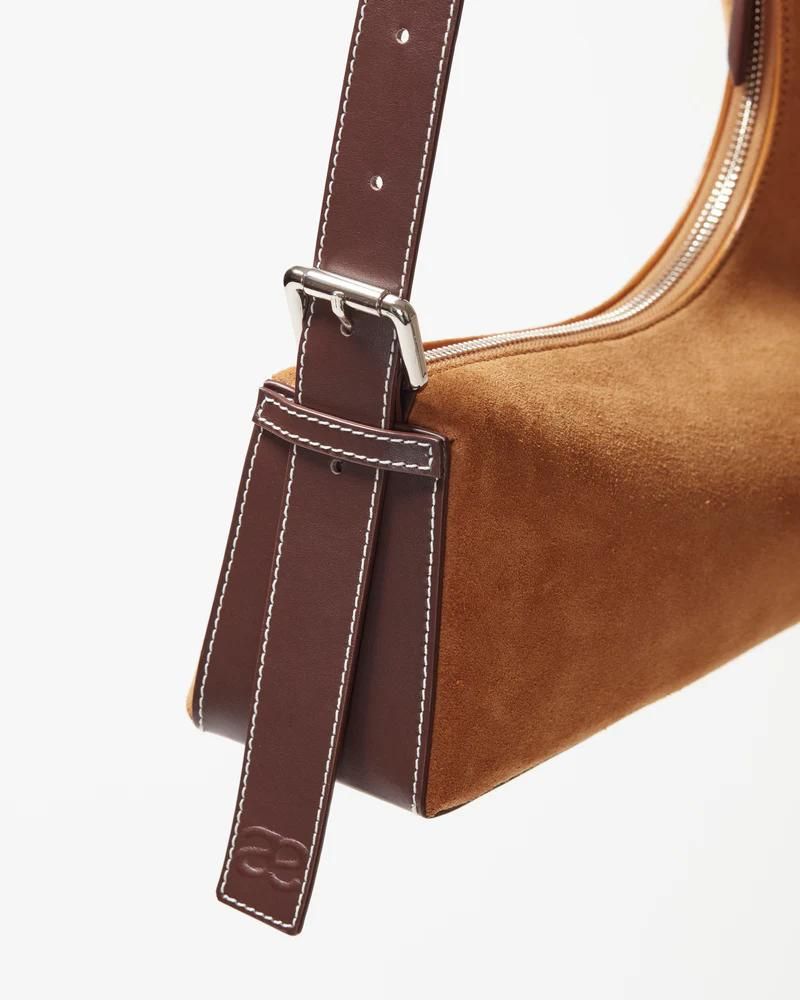 Sac Gondol Suede Marron - Audette