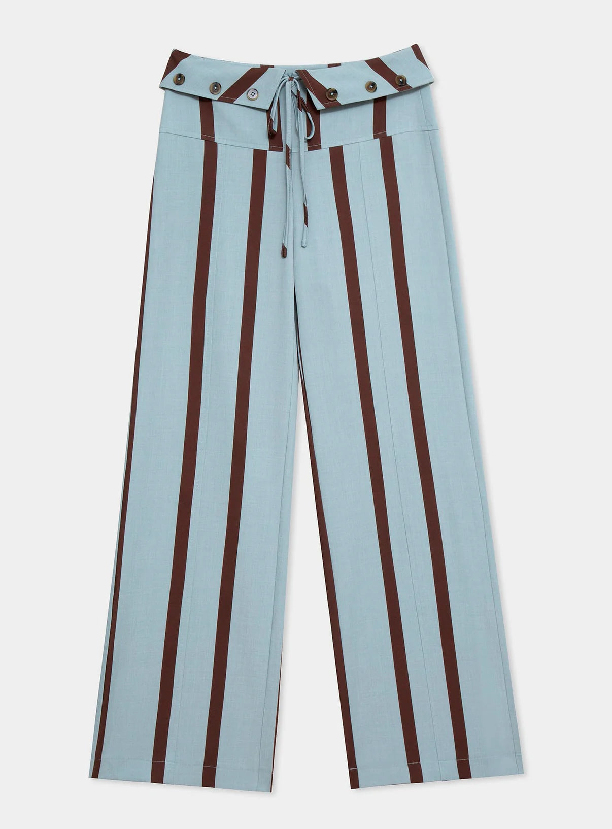Pantalon Rayé Turquoise Tashi - Laagam