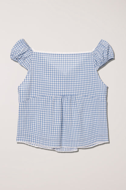 Blouse Vichy Bleu - Dunst