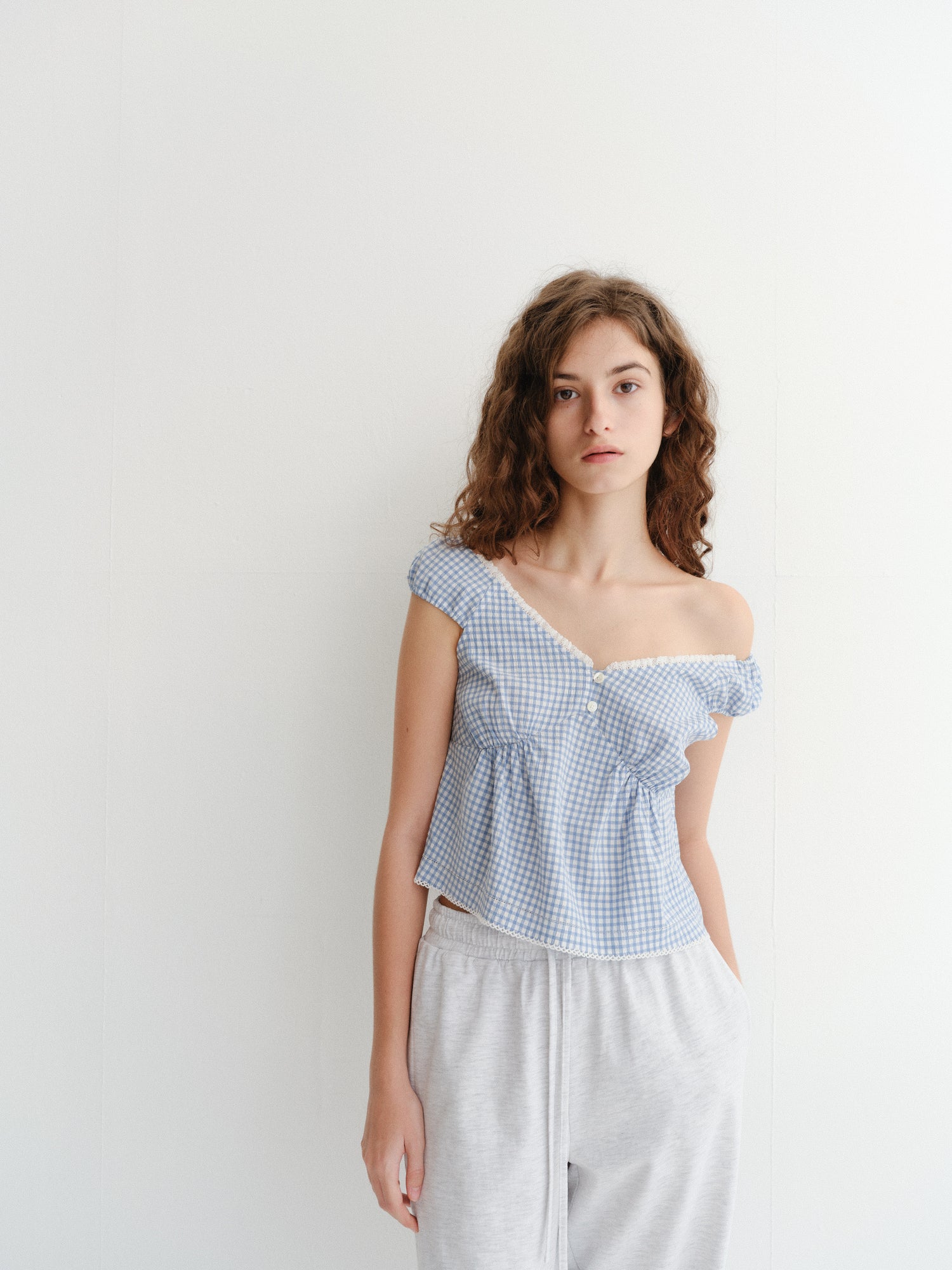 Blouse Vichy Bleu - Dunst