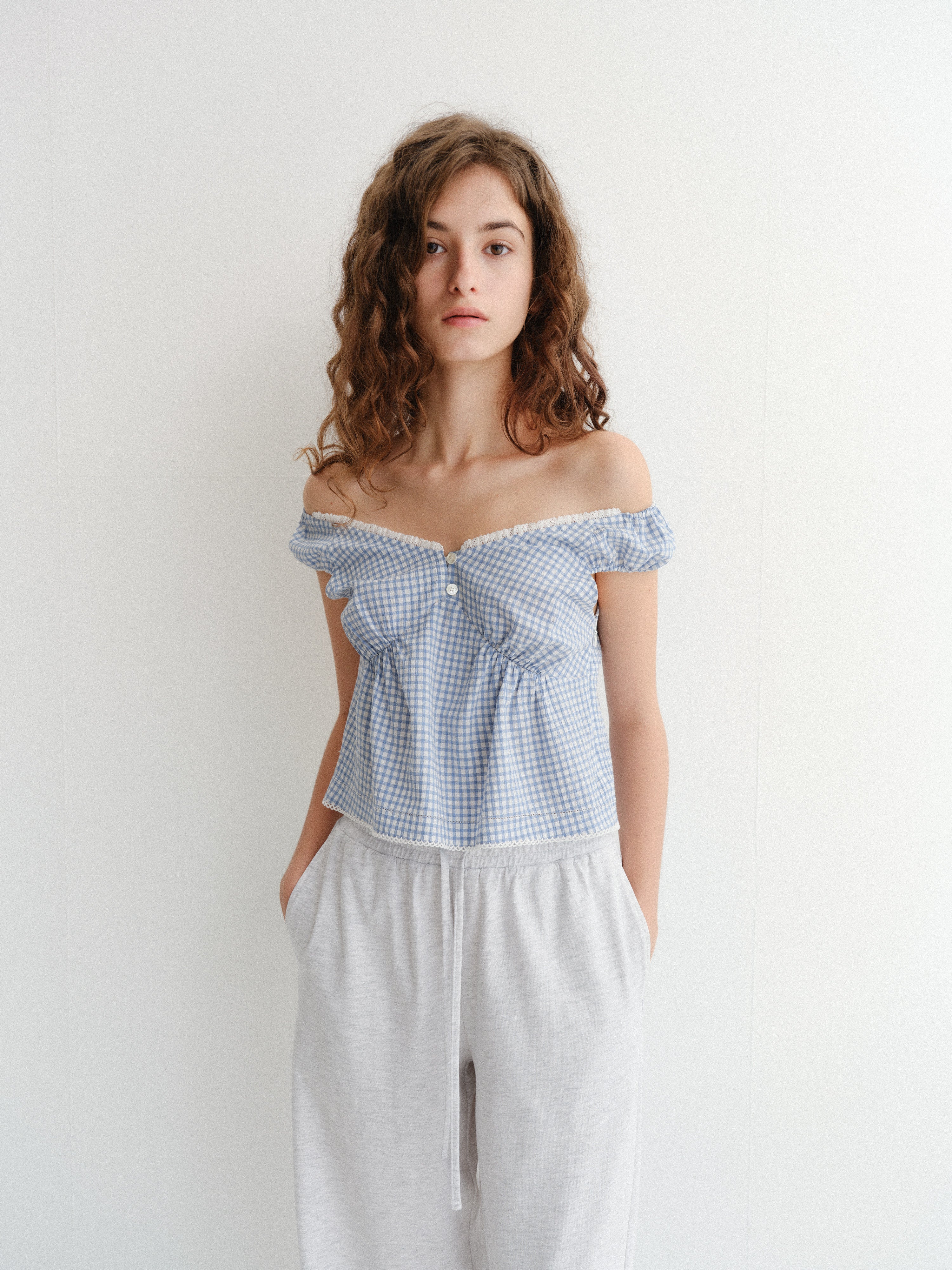 Blouse Vichy Bleu - Dunst