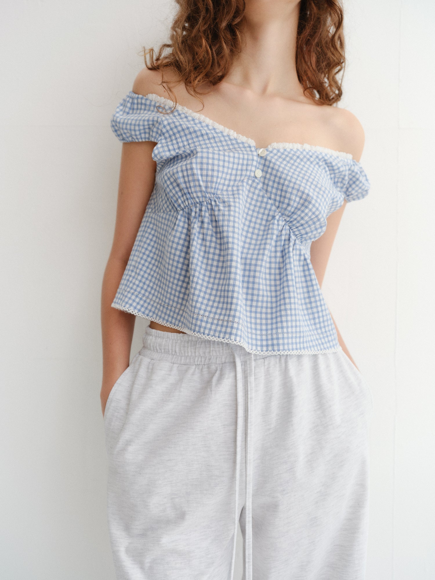 Blouse Vichy Bleu - Dunst