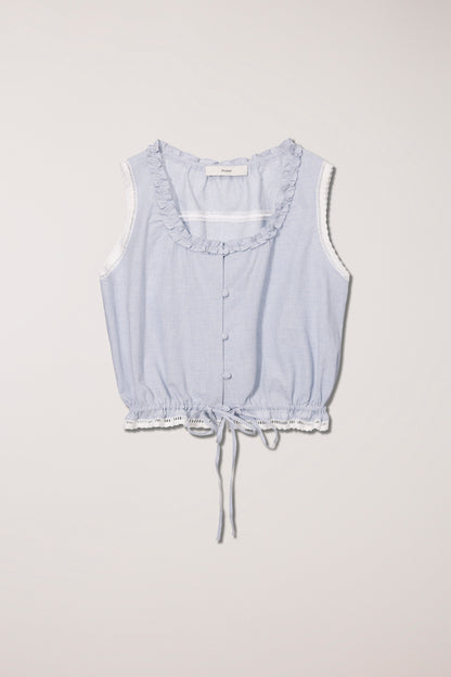 Blouse Bleue Sans Manches - Dunst