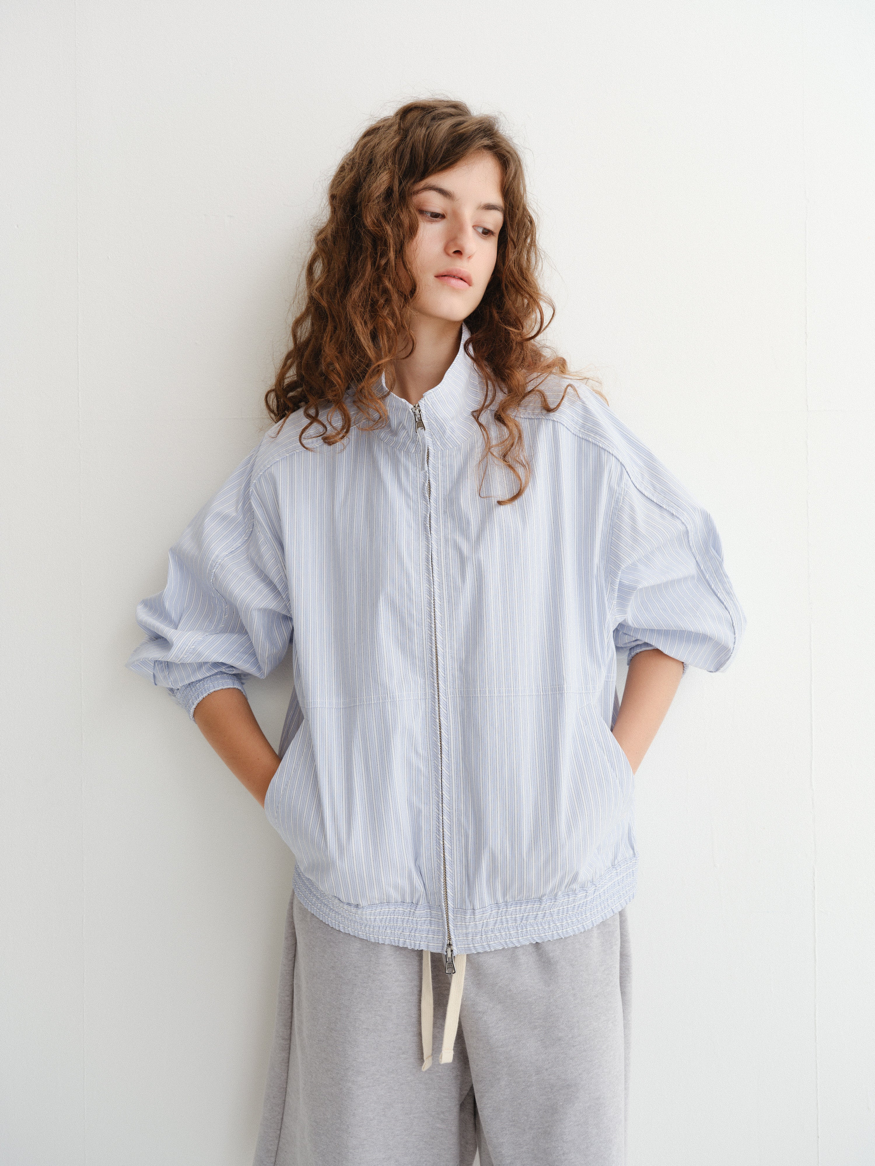 Veste Légère Rayée - Dunst