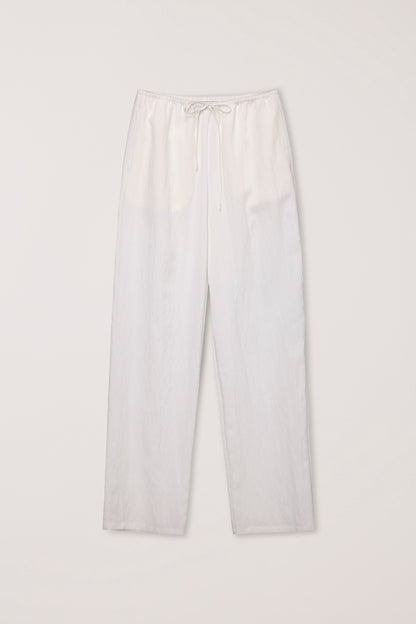 Pantalon Coton Lin Ivoire - Dunst