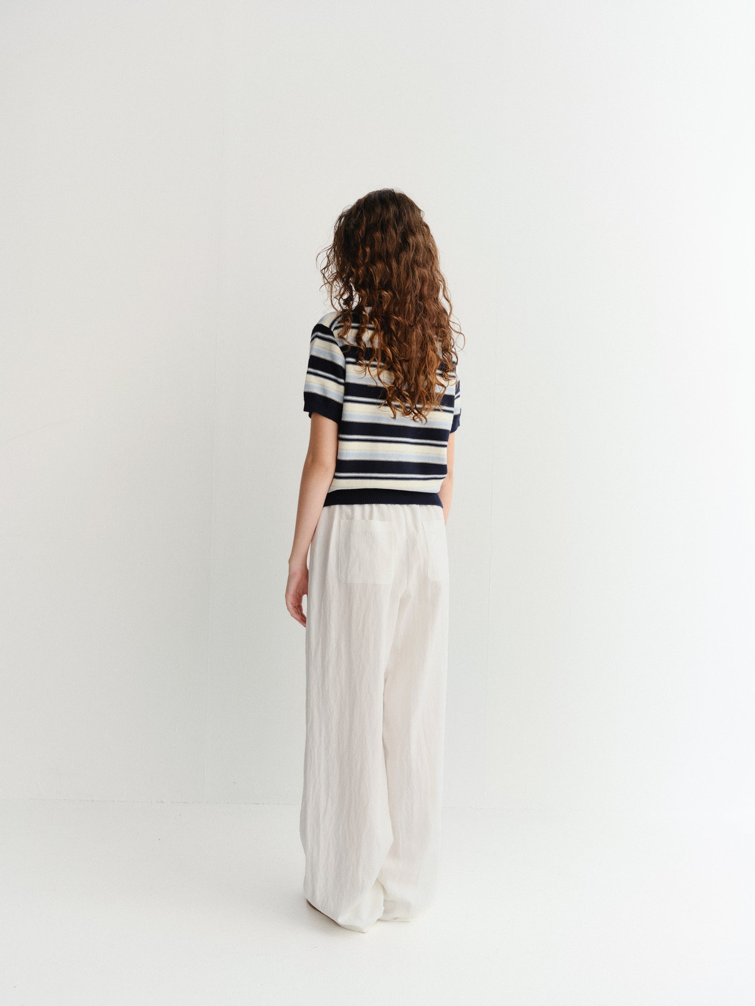 Pantalon Coton Lin Ivoire - Dunst
