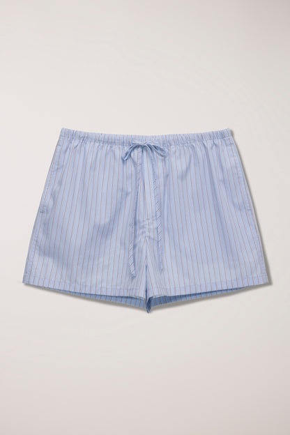 Mini Short Rayé Bleu Coton - Dunst