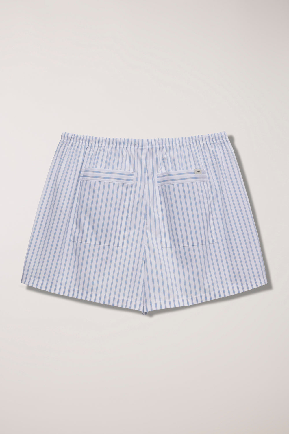 Mini Short Rayé Blanc Coton - Dunst