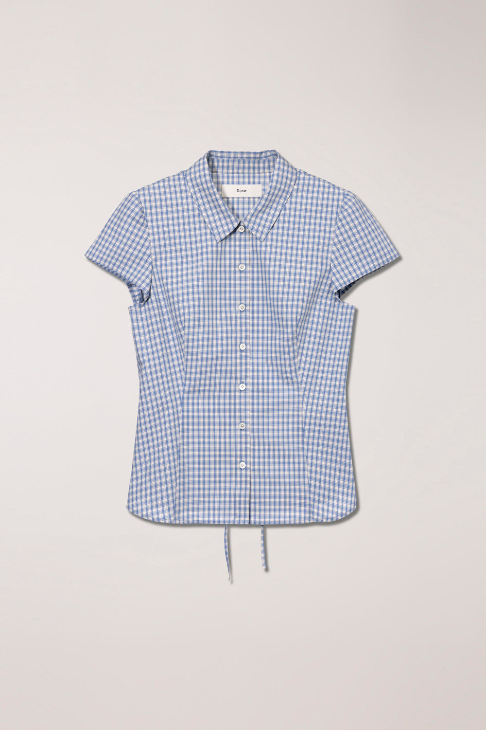 Chemisier Carreaux Bleu Blanc - Dunst