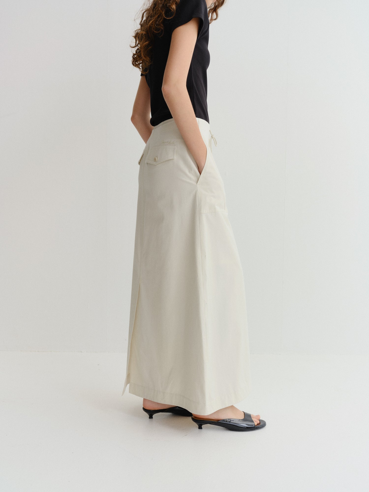 Maxi Jupe A-Line - Dunst
