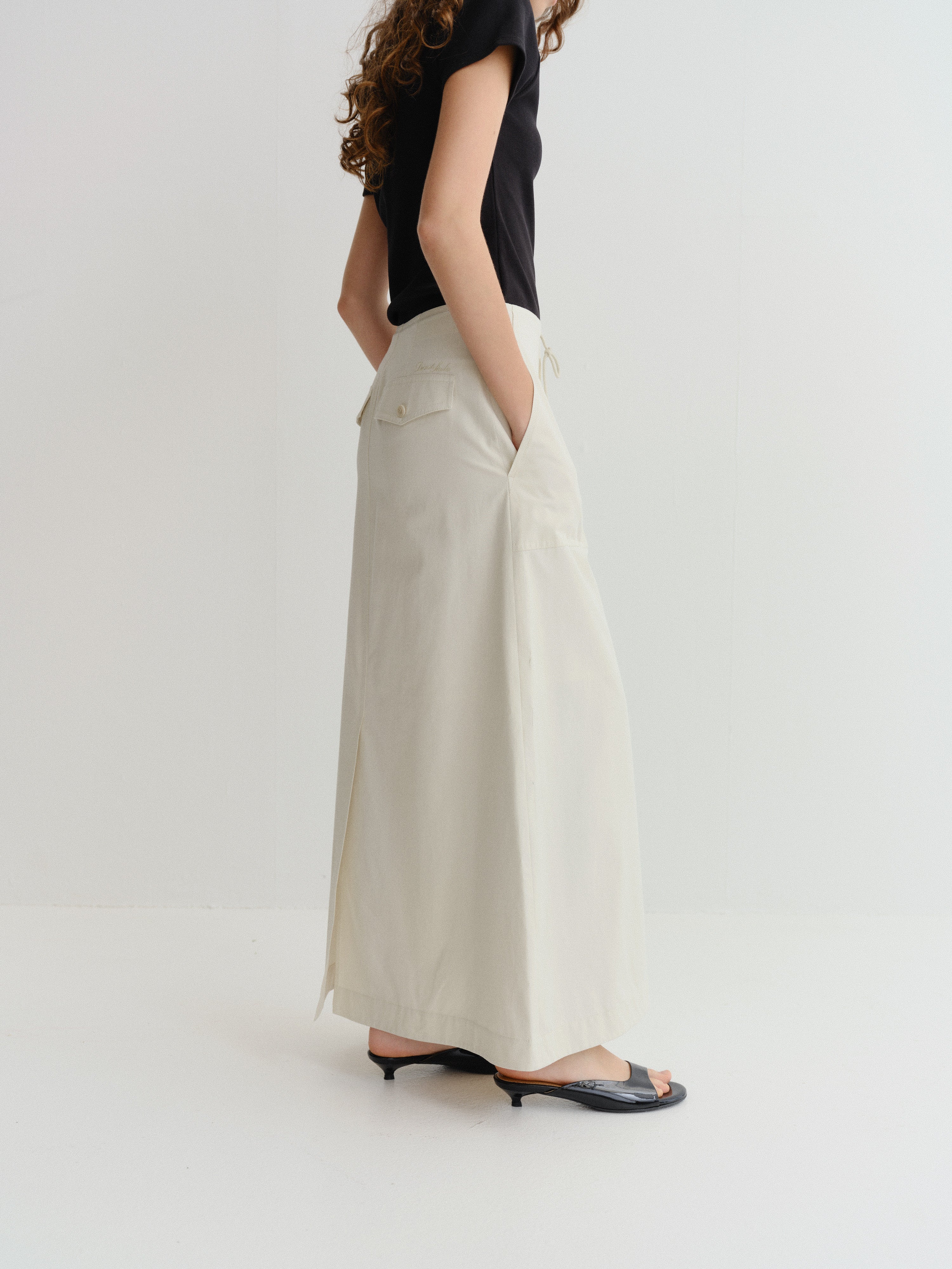 Maxi Jupe A-Line - Dunst