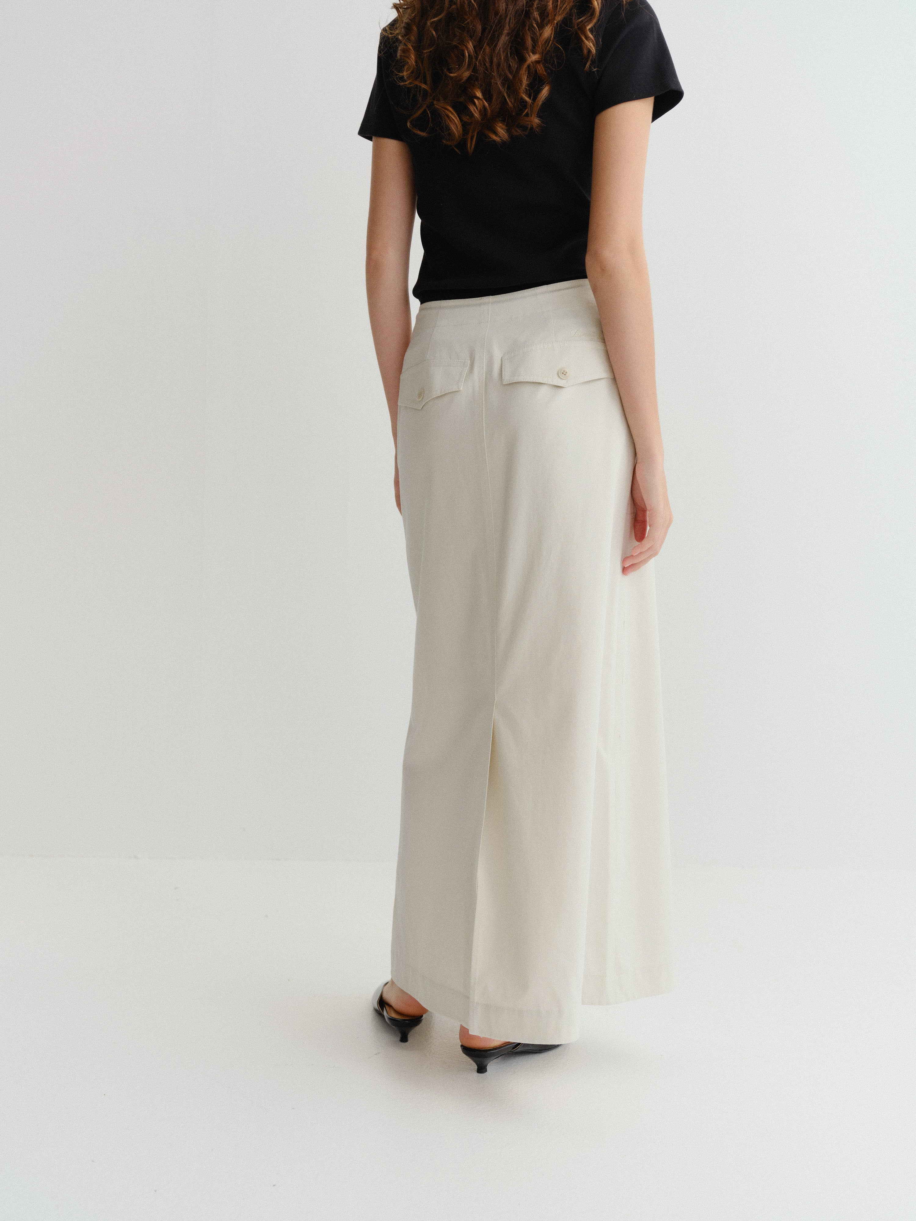 Maxi Jupe A-Line - Dunst