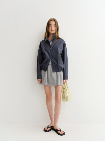 Mini Jupe Boule Jersey Gris - Dunst