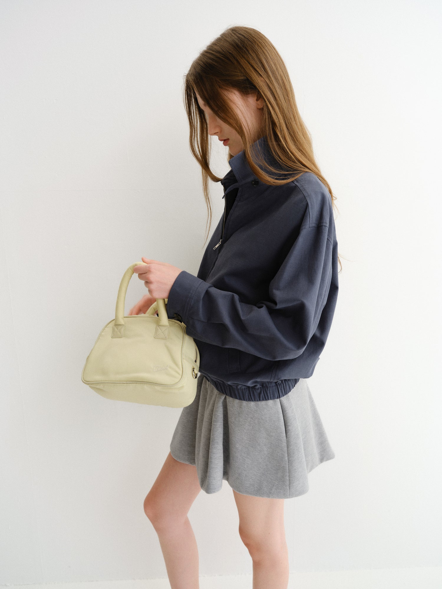 Mini Jupe Boule Jersey Gris - Dunst