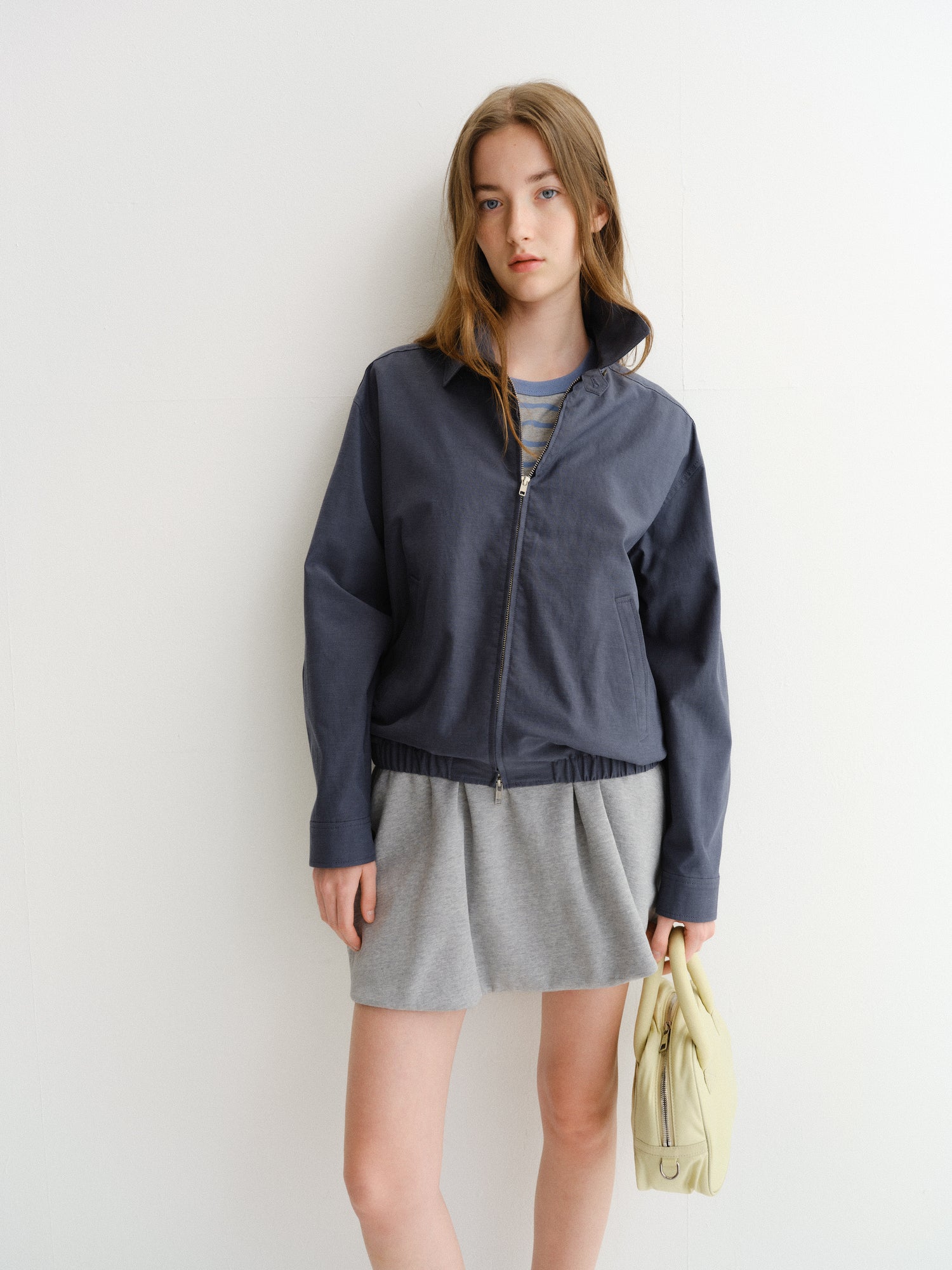 Mini Jupe Boule Jersey Gris - Dunst
