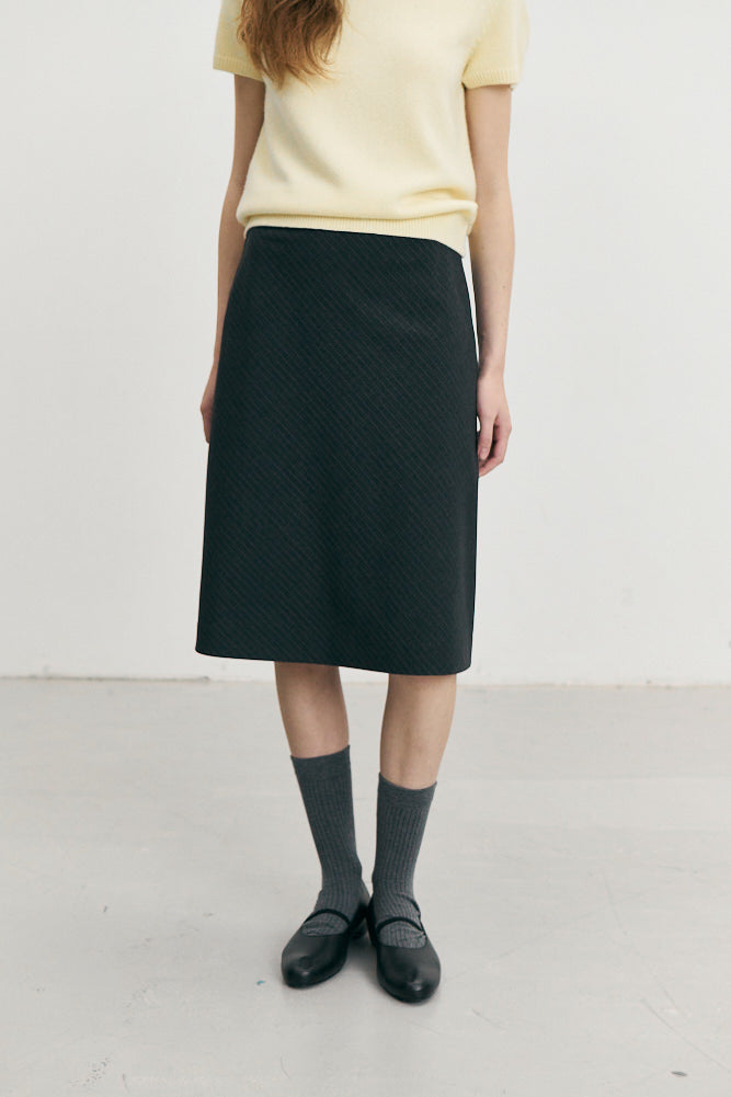 Jupe Midi À Rayures - Dunst