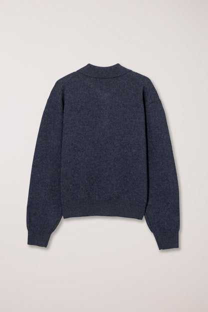 Polo Maille Cachemire Charcoal - Dunst