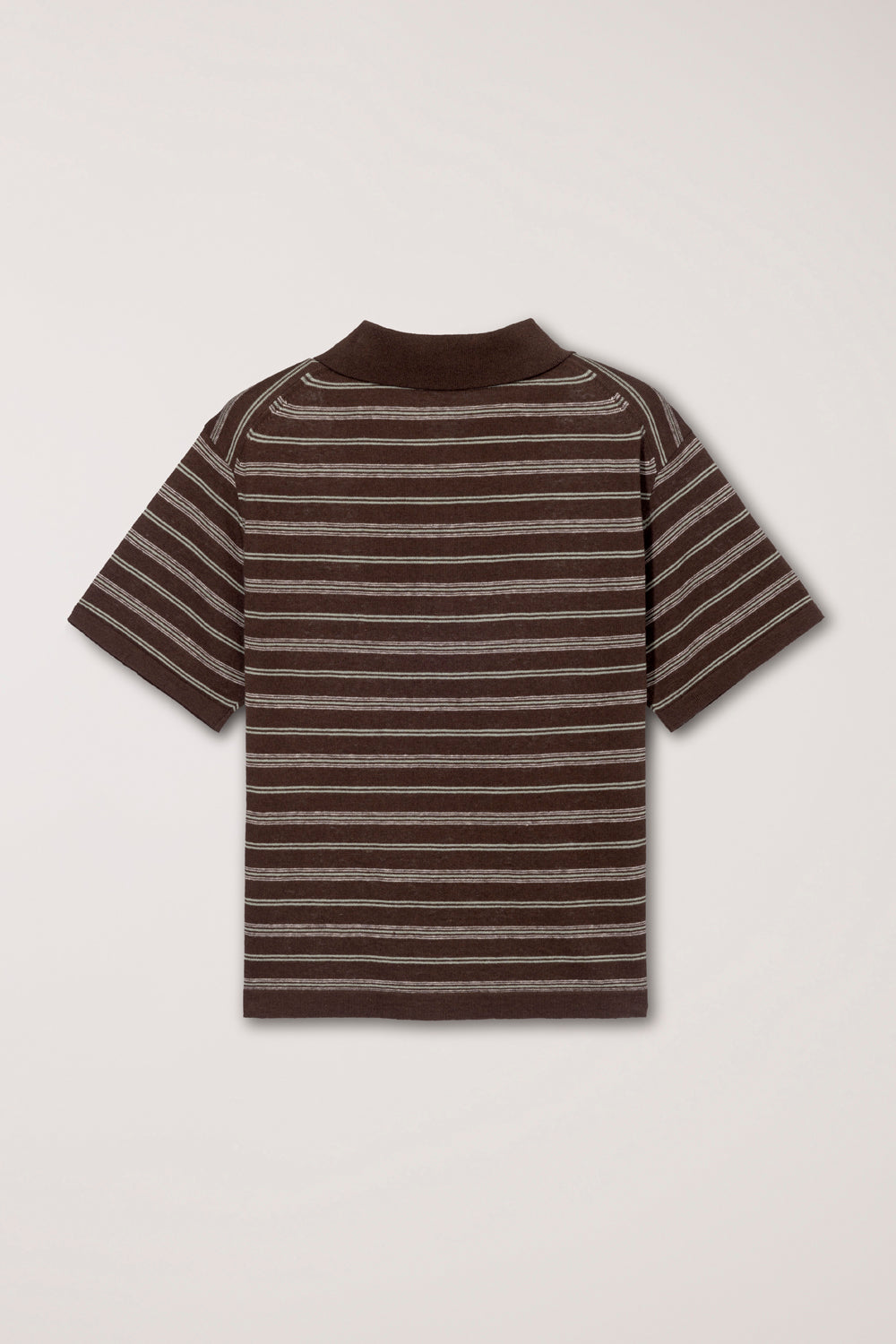 Polo Rayé Coton Lin - Dunst