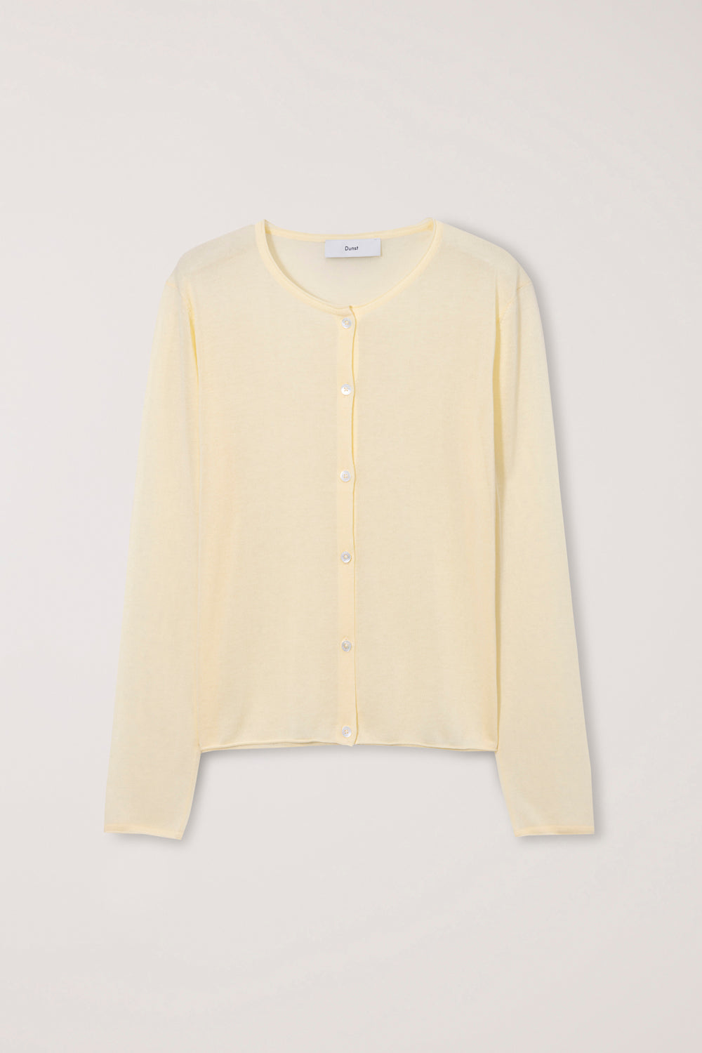 Cardigan Léger Jaune Pâle - Dunst