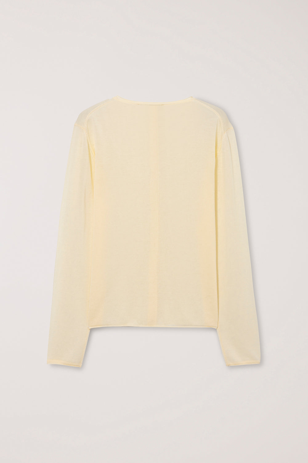 Cardigan Léger Jaune Pâle - Dunst