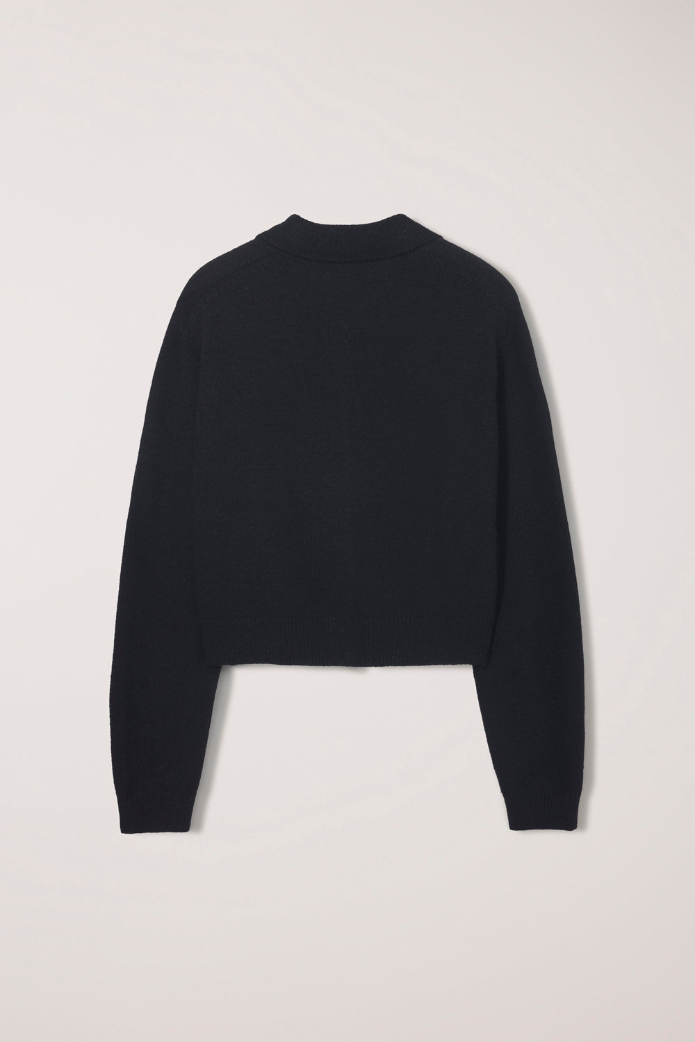Cardigan Noir Col Polo - Dunst