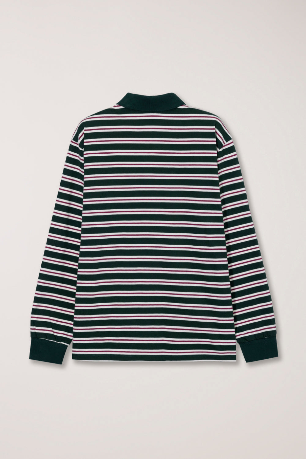 Polo Rayé Vert Foncé - Dunst