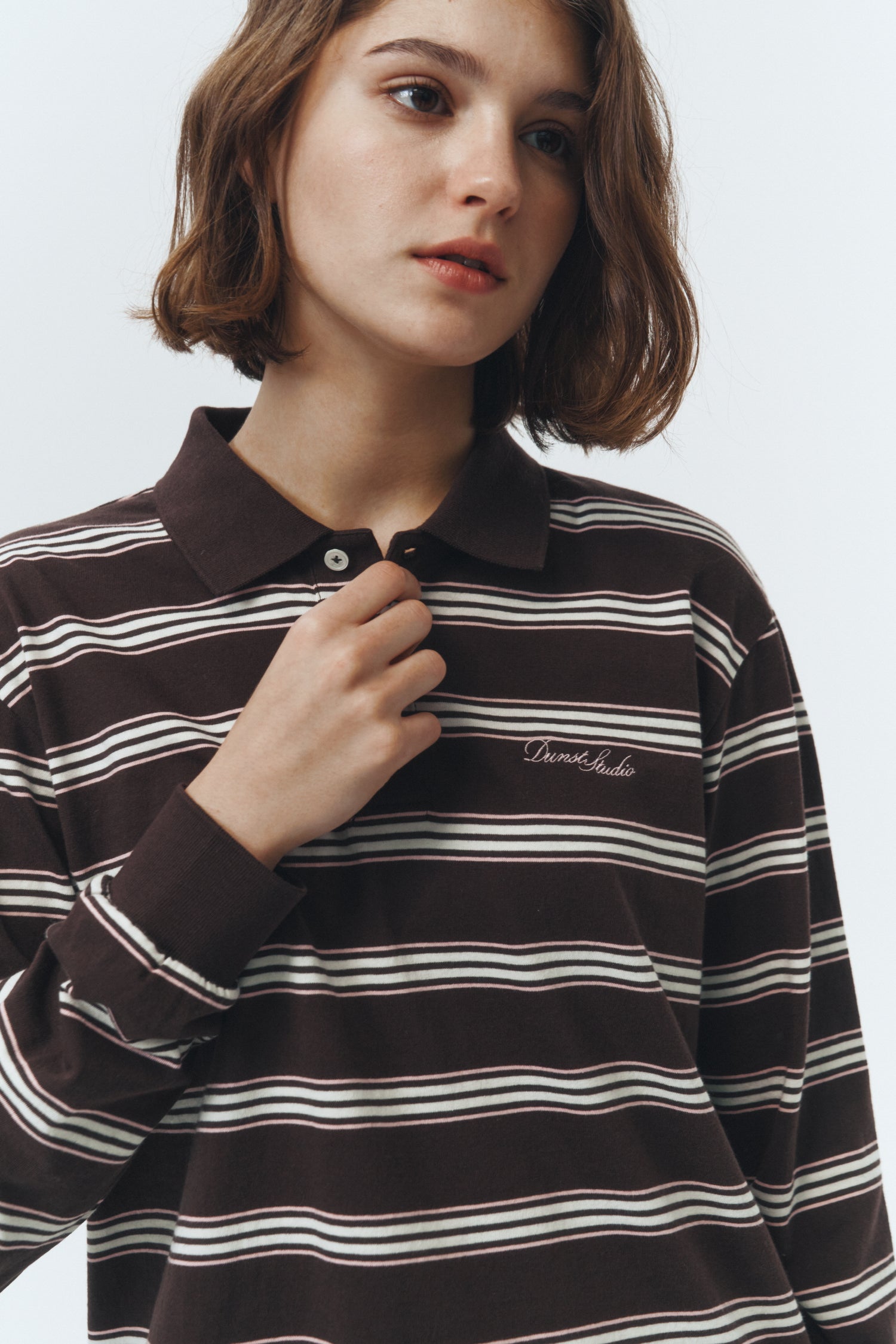Polo Rayé Marron - Dunst