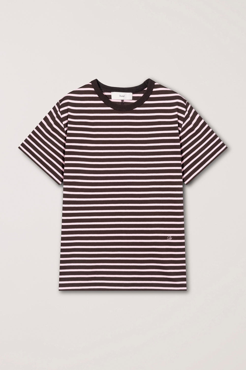T-shirt Rayé Marron Rose - Dunst