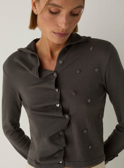 Cardigan Fia Gris - Laagam