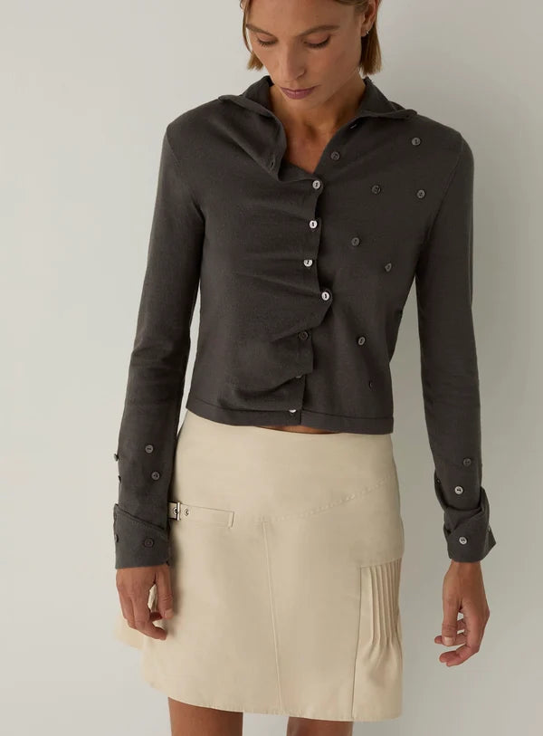 Cardigan Fia Gris - Laagam