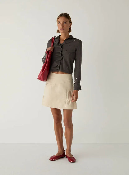 Cardigan Fia Gris - Laagam