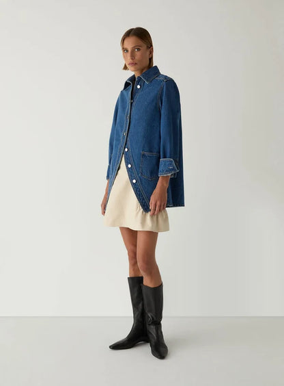 Chemise No Boyfriend  Denim - Laagam