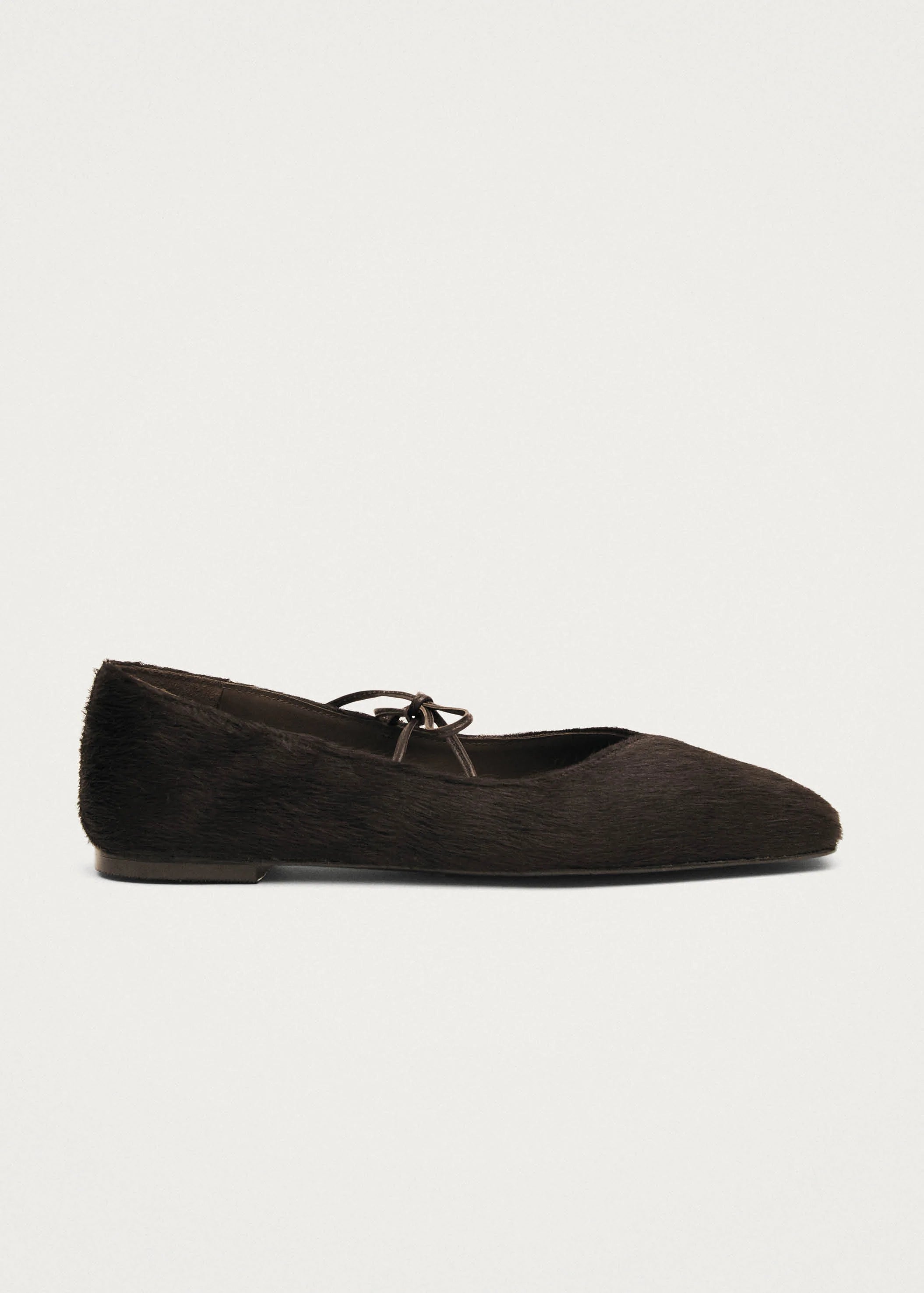 Ballerines en Cuir Souple Marron - Alohas