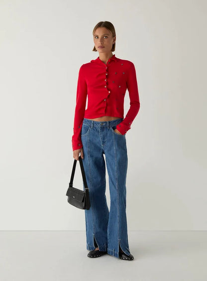Cardigan Fia Rouge - Laagam